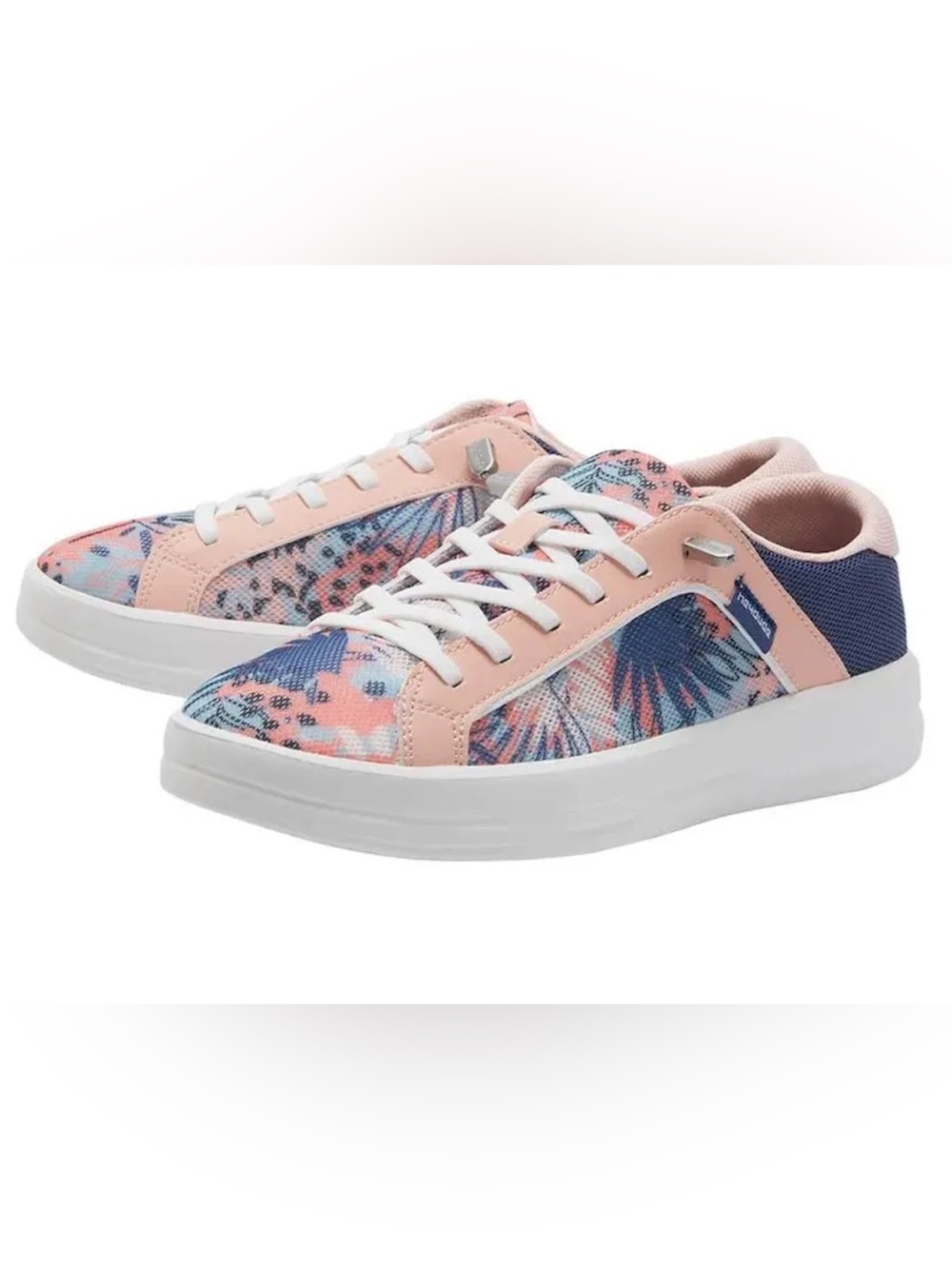 Hey Dude Karina Breeze slip-on shoes lightweight design pink, blue, coral size 8